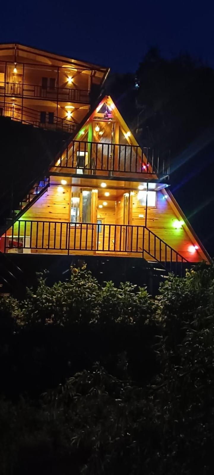 Magica Mount A Frame Wood House Villa Kodaikanal Exterior photo