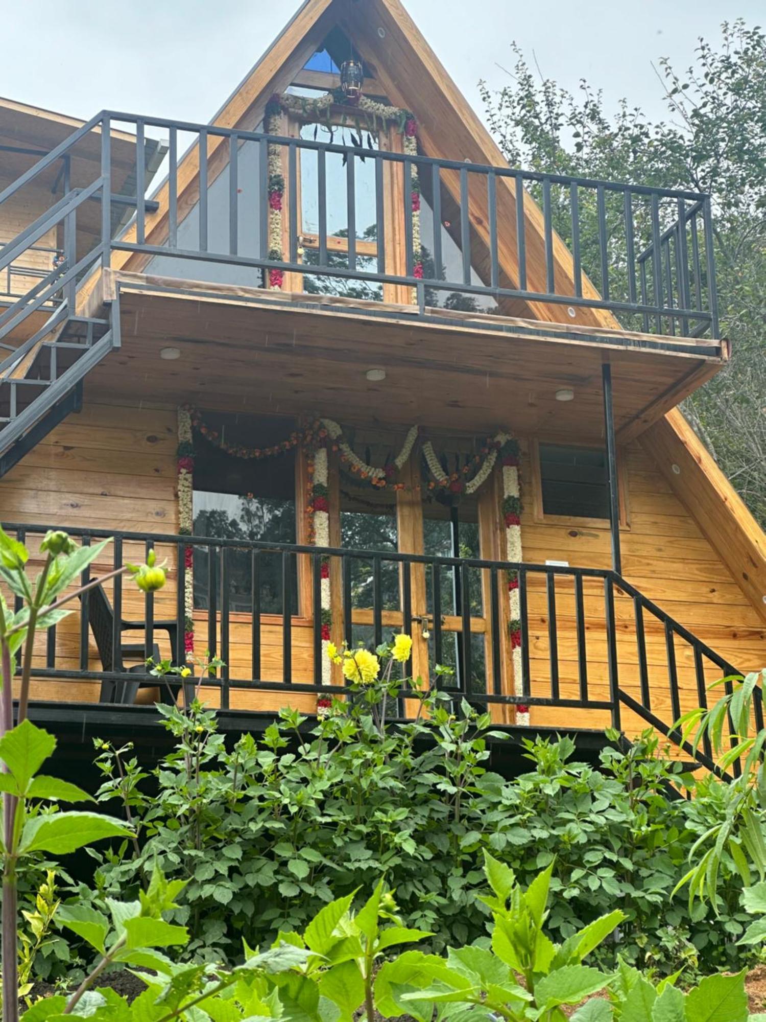 Magica Mount A Frame Wood House Villa Kodaikanal Exterior photo